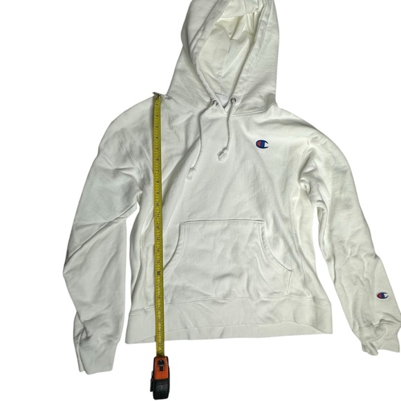 Women’s Champion White Reverse Weave Hoodie m - Picture 6 of 9